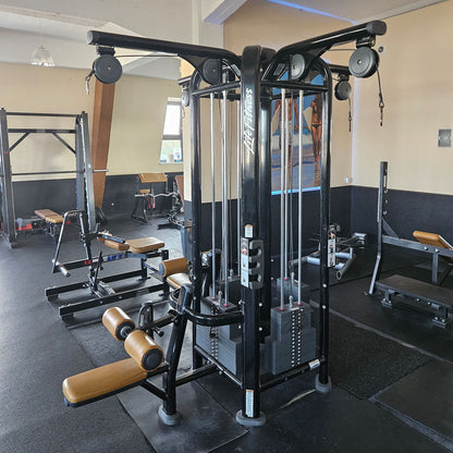 Life Fitness & Hammer Strength - 95 Fitnessgeräte - 105 Stationen, Kraftgeräte, Cardiogeräte, Plate loaded Geräte, Bänke etc - komplettes Fitnessstudio - gebraucht, überholter TOP Zustand