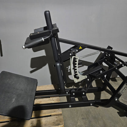 Hammer Strength MTS V-Squat, Kniebeugenmaschine Squats - Rahmenfarbe Schwarz, gebraucht - überholter Zustand