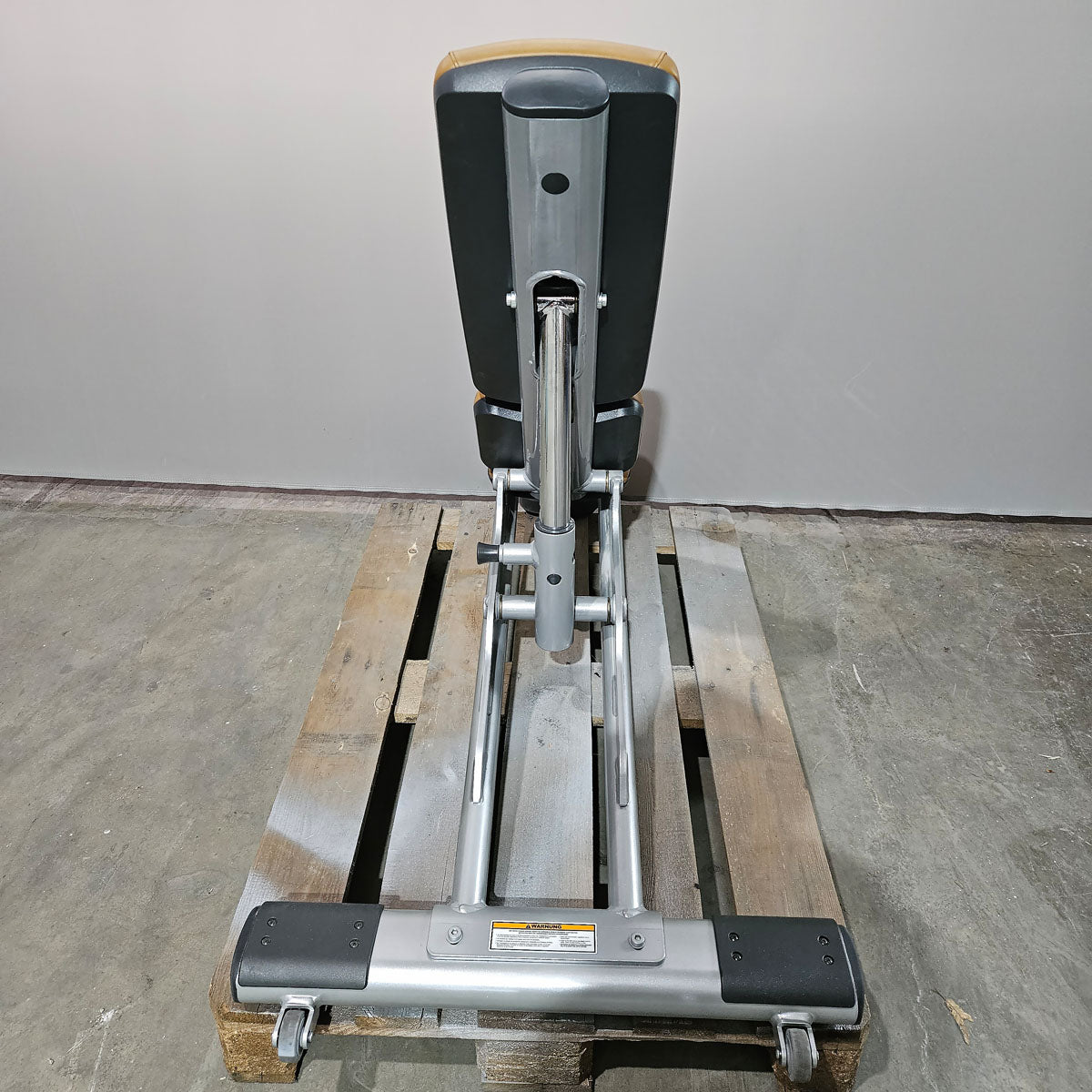 Life Fitness Multibank verstellbar, Multi-Adjustable Bench SMAB, Signature Serie, Rahmenfarbe Silber, Polsterfarbe Orange, gebrauchter - überholter Zustand