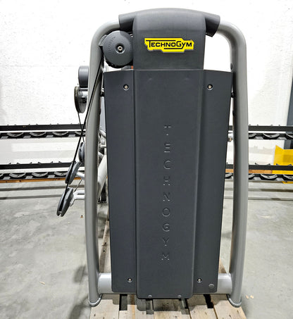 Technogym Selection Pro Seitheben, Delts Machine Kraftgerät für Schultertraining, Lateral Raise, Rahmenfarbe Silber, gebraucht - überholter Zustand