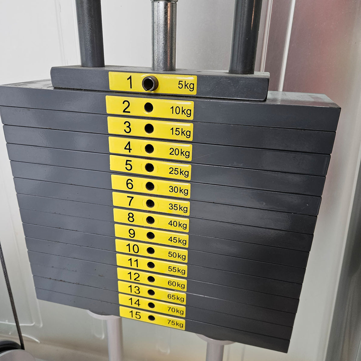 Ergo-Fit Abduktorenmaschine, Hip Abduction Abductor, 4000 Serie, Rahmenfarbe Silber, Polster Schwarz, gebraucht - überholter Zustand