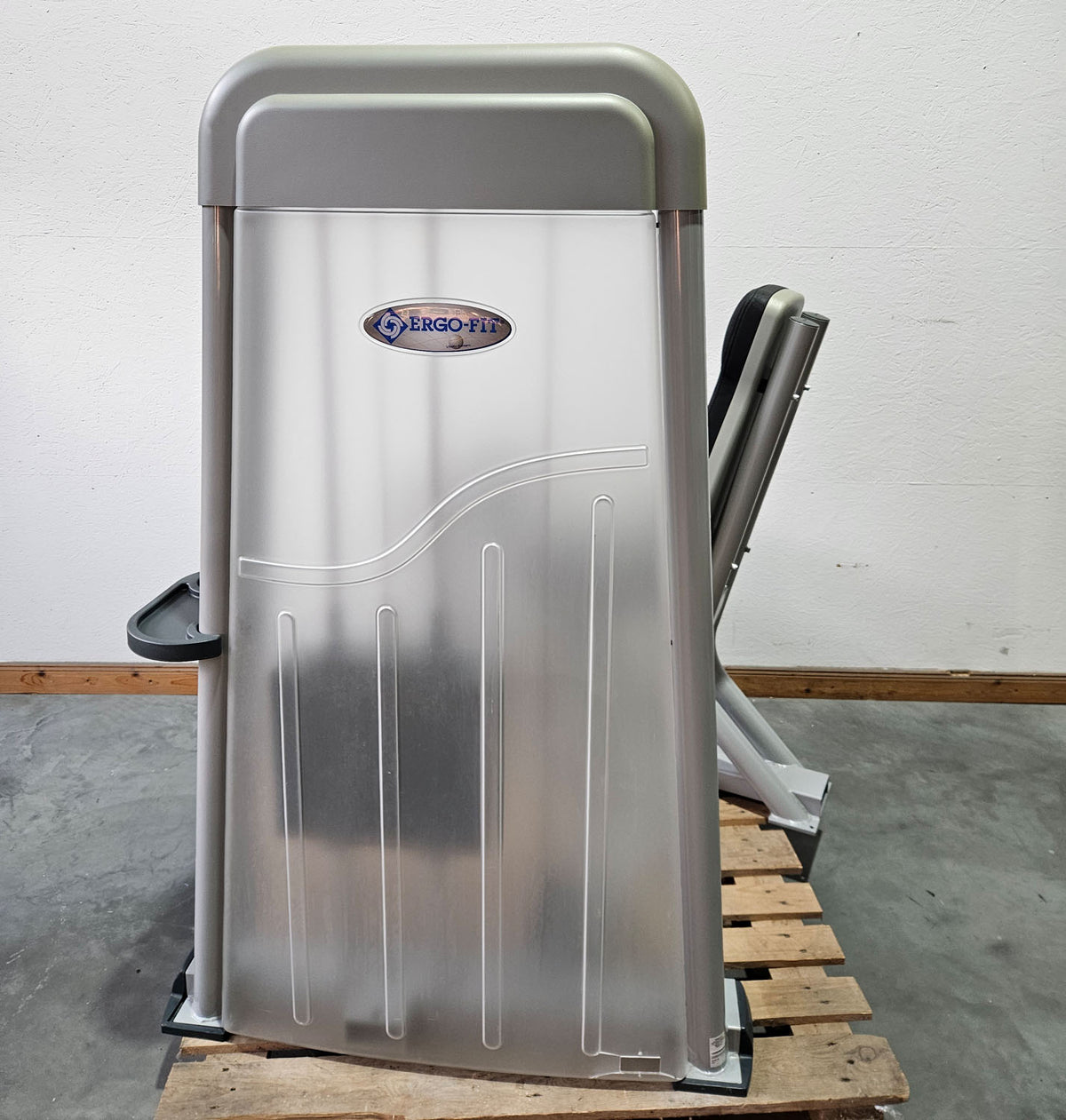 Ergo-Fit Abduktorenmaschine, Hip Abduction Abductor, 4000 Serie, Rahmenfarbe Silber, Polster Schwarz, gebraucht - überholter Zustand