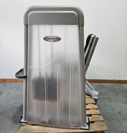 Ergo-Fit Abduktorenmaschine, Hip Abduction Abductor, 4000 Serie, Rahmenfarbe Silber, Polster Schwarz, gebraucht - überholter Zustand