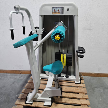 Ergo-Fit Trizepsmaschine horizontal, Triceps Extension, Armstrecker, 4000 Serie, Rahmenfarbe Weiß, gebraucht - überholter Zustand