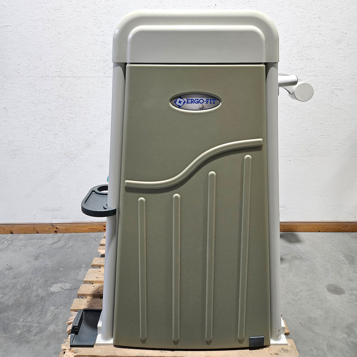 Ergo-Fit Schulterpresse, Shoulder Press, Überkopfdrücken, 4000 Serie, Rahmenfarbe Weiß, gebraucht - überholter Zustand