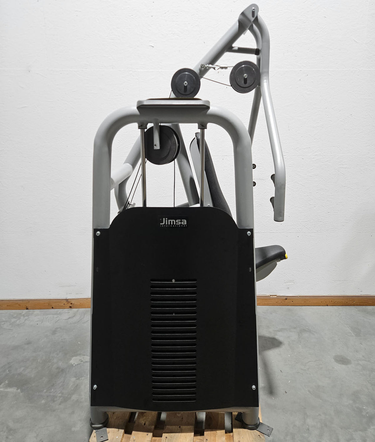 Jimsa Bankdrückmaschine, Brustpresse, Chestpress, Coolline, Rahmenfarbe Silber, gebraucht - überholter Zustand