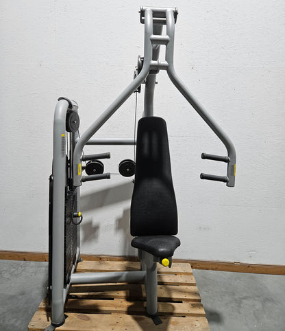 Jimsa Bankdrückmaschine, Brustpresse, Chestpress, Coolline, Rahmenfarbe Silber, gebraucht - überholter Zustand