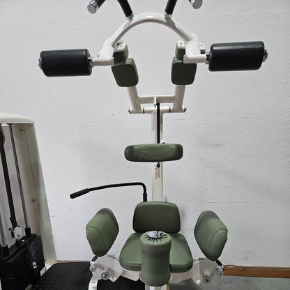 Gym80 Med80 3225 Rotation Machine, Core Rotator, Twister, Side Abdominal Muscles, Color White, Used - Refurbished Condition