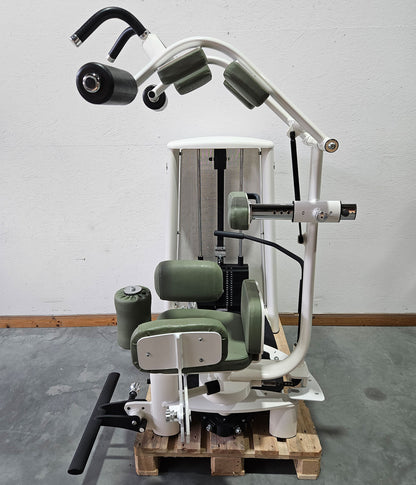 Gym80 Med80 3225 Rotation Machine, Core Rotator, Twister, Side Abdominal Muscles, Color White, Used - Refurbished Condition