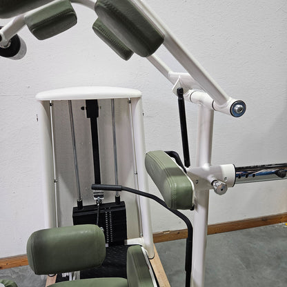 Gym80 Med80 3225 Rotation Machine, Core Rotator, Twister, Side Abdominal Muscles, Color White, Used - Refurbished Condition