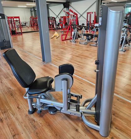 Life Fitness 2er Set = Abduktoren und Adduktorenmaschine, Hip Abduction und Hip Adduction Set, Signature Series, Rahmenfarbe Silber, gebraucht - überholter Zustand