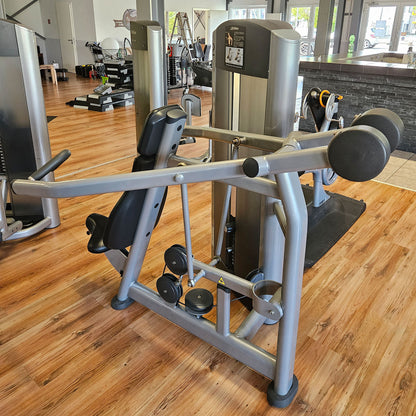Life Fitness Schulterpresse, Shoulder Press, Overhead Press, Signature Series, Rahmenfarbe Silber, gebraucht - überholter Zustand