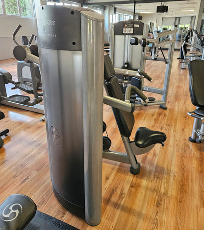 Life Fitness Schulterpresse, Shoulder Press, Overhead Press, Signature Series, Rahmenfarbe Silber, gebraucht - überholter Zustand