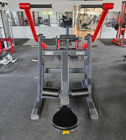 Master Sport Plate loaded Set, 10 Kraftgeräte, Farbe Schwarz und Rot, gebraucht - geprüfter Zustand