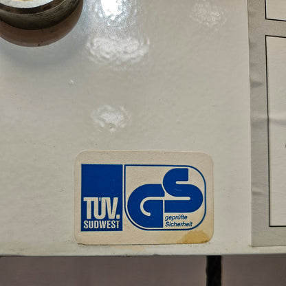 MKB Keller Funktionsstemme, Beinpresse verstellbar sitzend - liegend, 200kg Gewichtsblock, Farbe Weiß, gebraucht - überholter Zustand