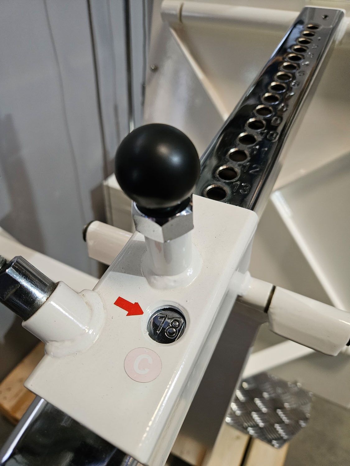 MKB Keller Funktionsstemme, Beinpresse verstellbar sitzend - liegend, 200kg Gewichtsblock, Farbe Weiß, gebraucht - überholter Zustand