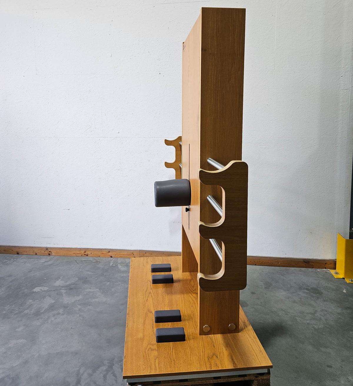 Fle-xx 6er Beweglichkeitszirkel, Rückgrat-Konzept, Dehnzirkel aus Holz von Flexx, Holzfarbe Hell, guter gebrauchter Zustand