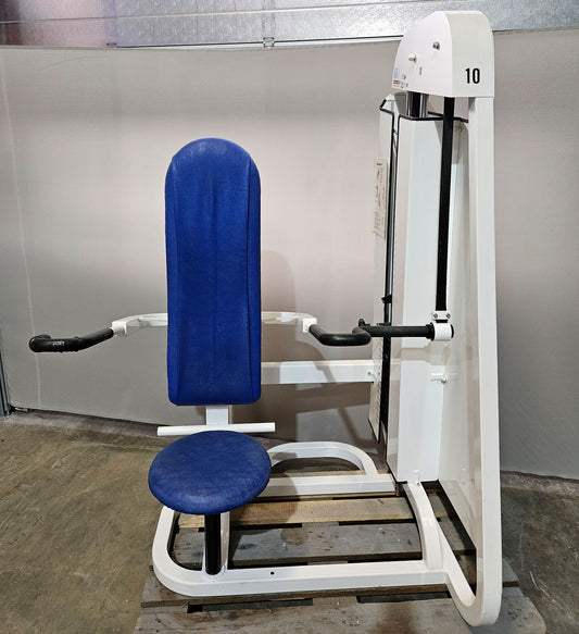 Proxomed, Stützstemme, Dips, Trizepsmaschine, Armstrecker, Compass Serie, Farbe Weiß, gebraucht - geprüfter Zustand mit Gebrauchsspuren