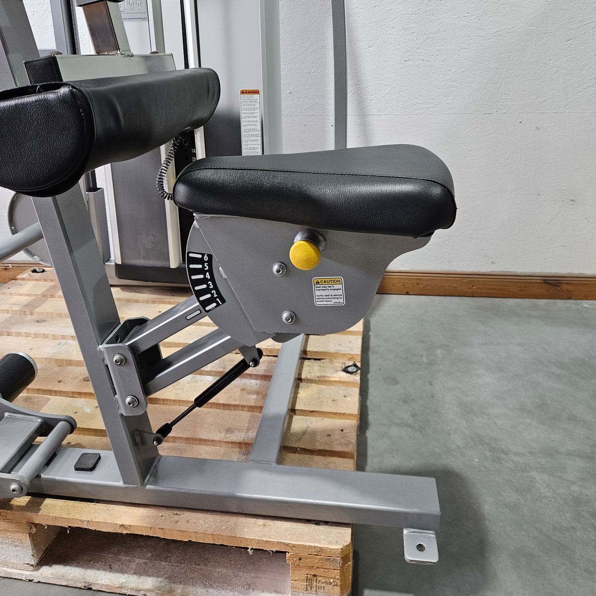 Cybex Eagle Lat Pulldown, bilateral lat pulldown, large 131kg weight stack, silver frame, used - refurbished condition