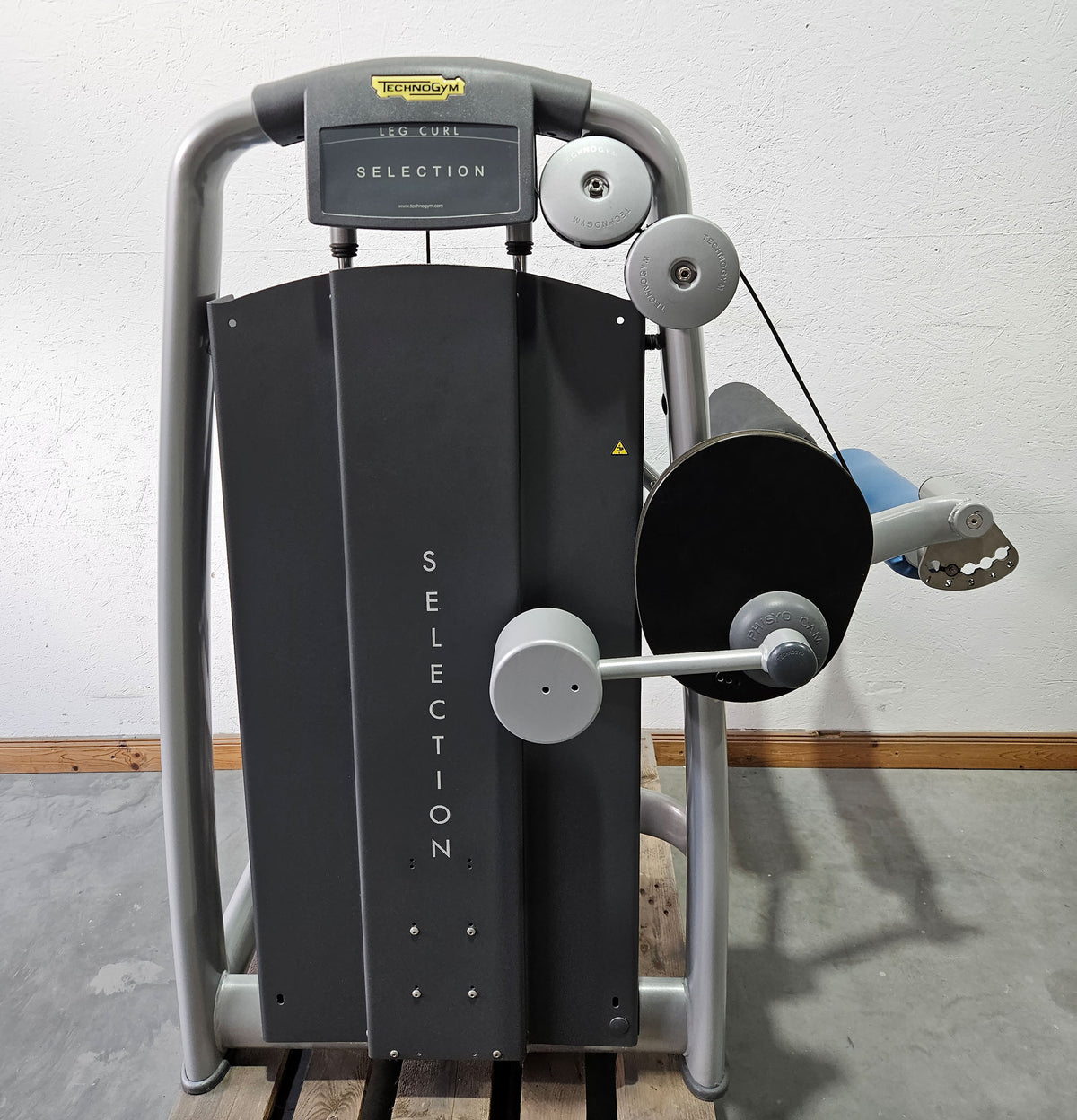 Technogym 2-piece set = Leg Extension and Leg Curl, Selection Line, frame color silver, used - refurbished condition