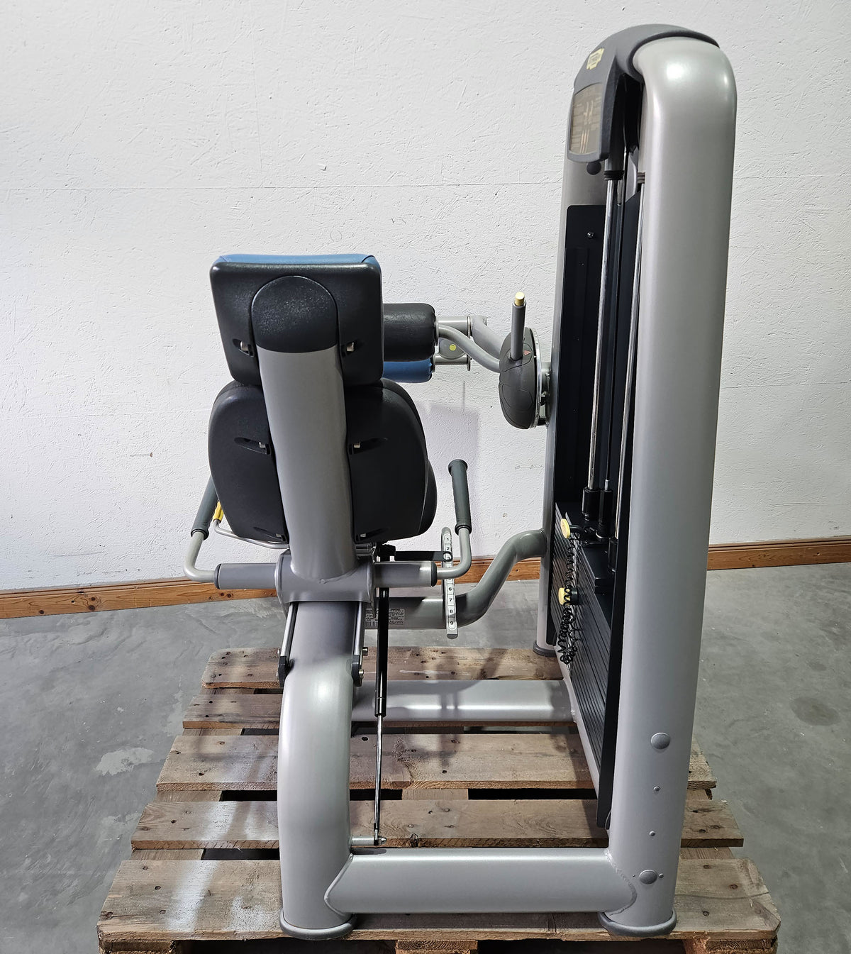 Technogym 2-piece set = Leg Extension and Leg Curl, Selection Line, frame color silver, used - refurbished condition