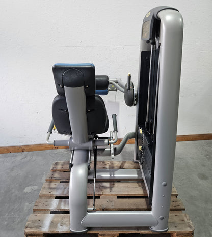 Technogym 2-piece set = Leg Extension and Leg Curl, Selection Line, frame color silver, used - refurbished condition