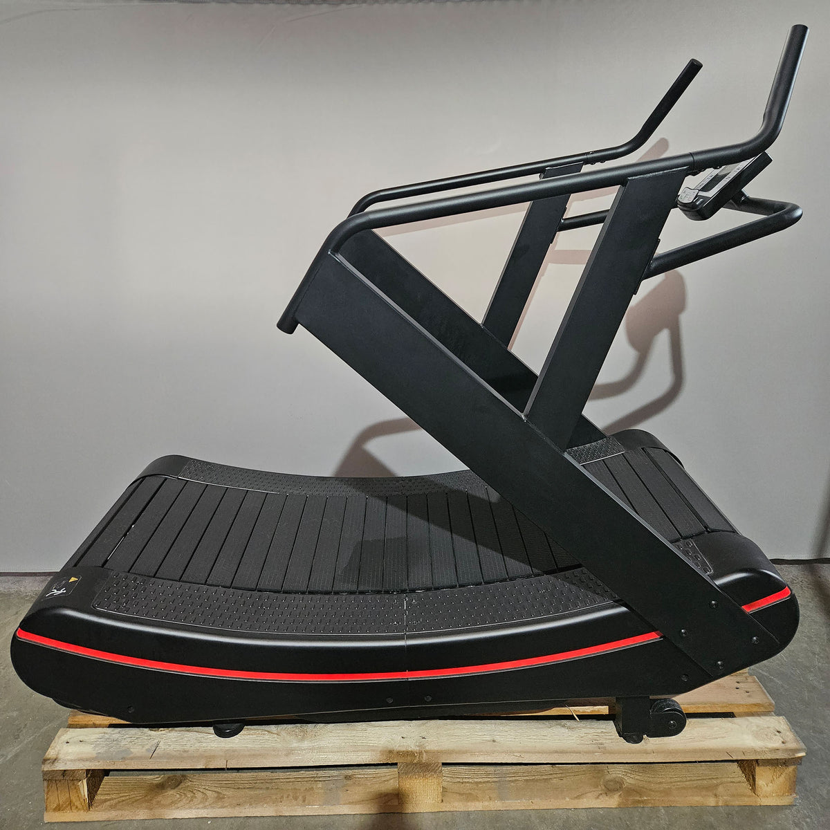 Curved Slat Treadmill - similar to Assault Runner or Woodway, Color Black, used - tested condition