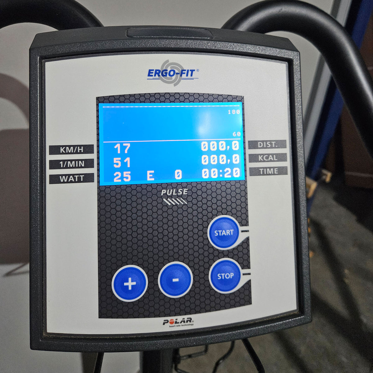 Ergo Fit Ergometer Cycle 457 Med, Farbe Schwarz, gebraucht - überholter Zustand