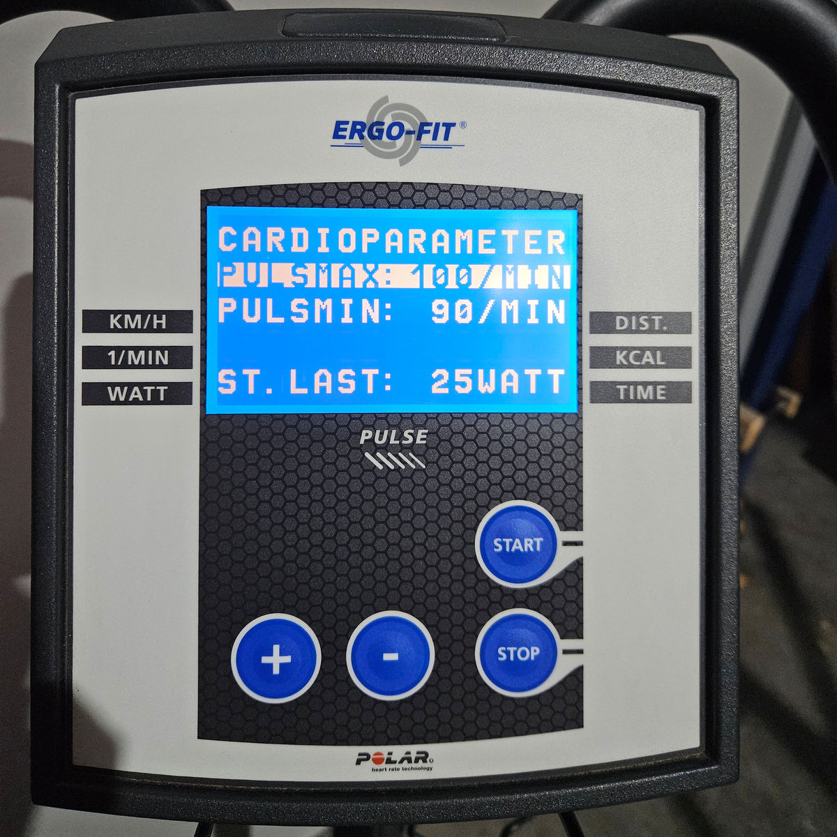 Ergo Fit Ergometer Cycle 457 Med, Farbe Schwarz, gebraucht - überholter Zustand