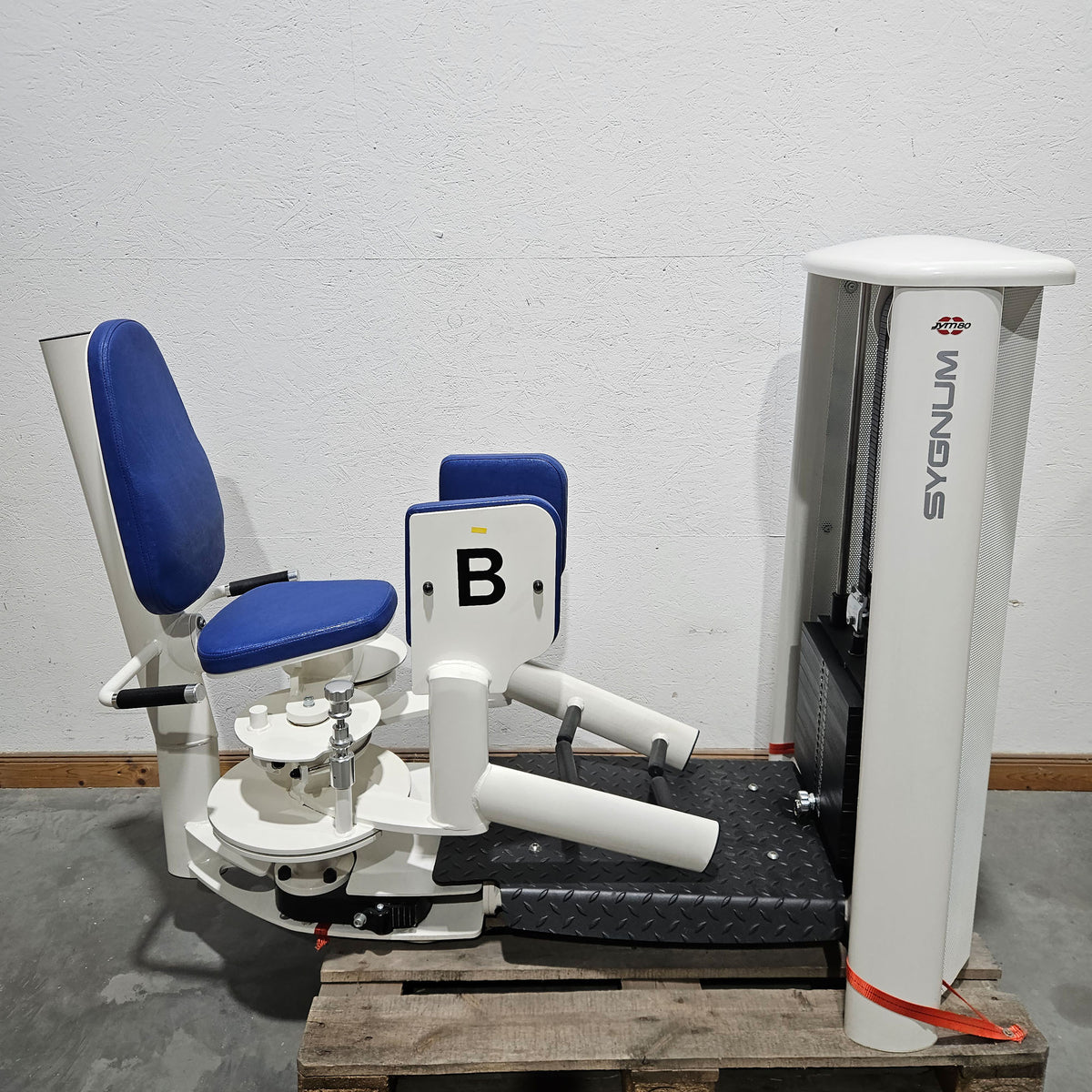 Gym80 Sygnum 2er Set = Abduktoren und Adduktorenmaschine, Hip Abduction und Hip Adduction Set, Rahmenfarbe Weiß, gebraucht - überholter Zustand