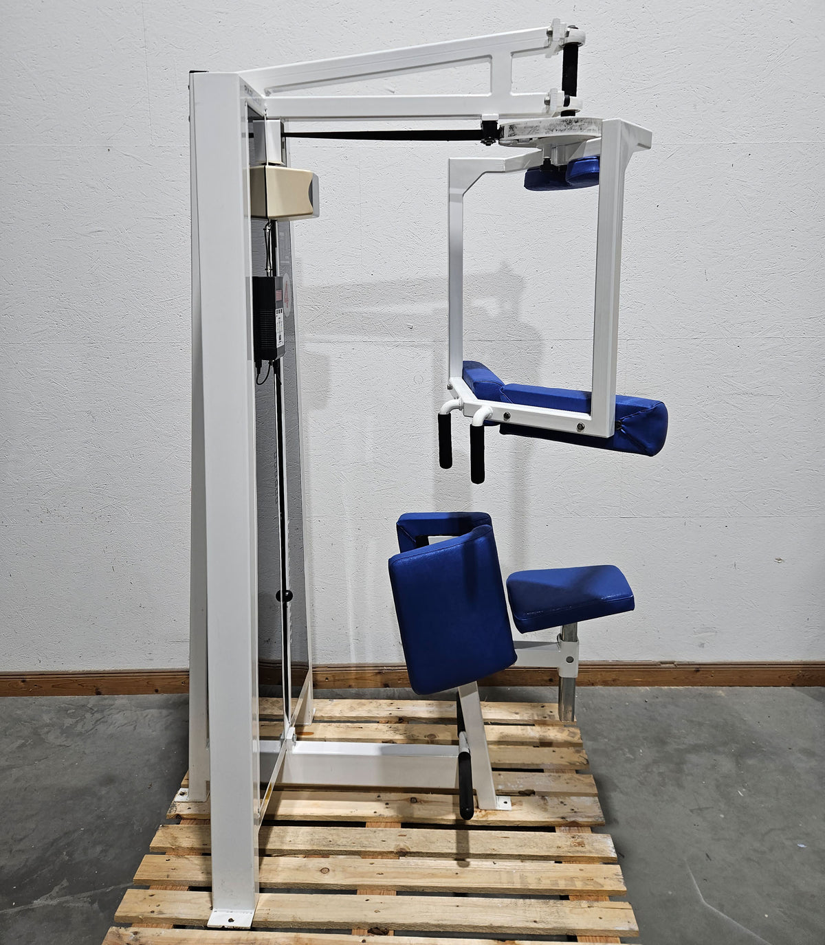 Pulse bzw Pulsestar Rotationsmaschine, Rotary Torso Twister, Rumpfdrehung Rotator, Rahmenfarbe Weiß, gebraucht - geprüfter Zustand mit optischen Gebrauchsspuren