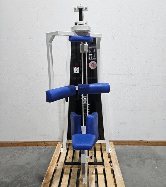 Pulse bzw Pulsestar Rotationsmaschine, Rotary Torso Twister, Rumpfdrehung Rotator, Rahmenfarbe Weiß, gebraucht - geprüfter Zustand mit optischen Gebrauchsspuren