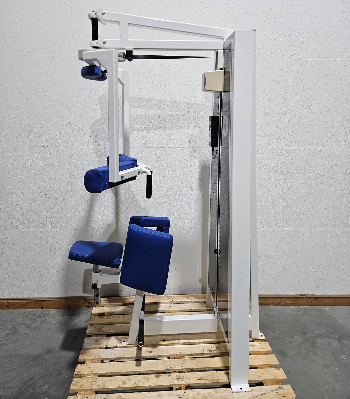 Pulse bzw Pulsestar Rotationsmaschine, Rotary Torso Twister, Rumpfdrehung Rotator, Rahmenfarbe Weiß, gebraucht - geprüfter Zustand mit optischen Gebrauchsspuren