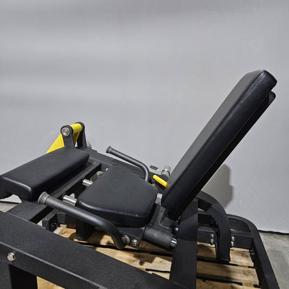 DankSport Leg Extension seated, plate loaded, color black, used - refurbished condition