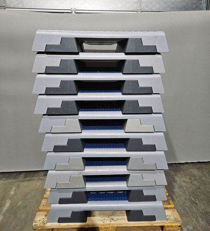Reebok Steps / Step-Boards, 20 Stück im Set, Blau-Grau, gebraucht - geprüfter Zustand