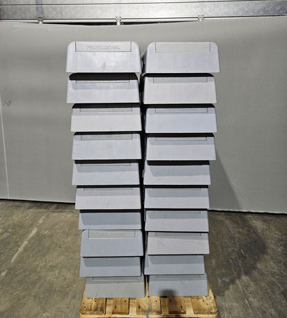 Reebok Steps / Step-Boards, 20 Stück im Set, Blau-Grau, gebraucht - geprüfter Zustand