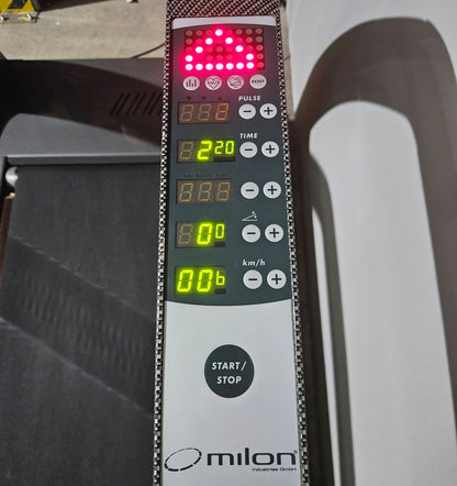 Milon Treadmill Clubrunner, wide version, color Carbon Black, used - refurbished condition