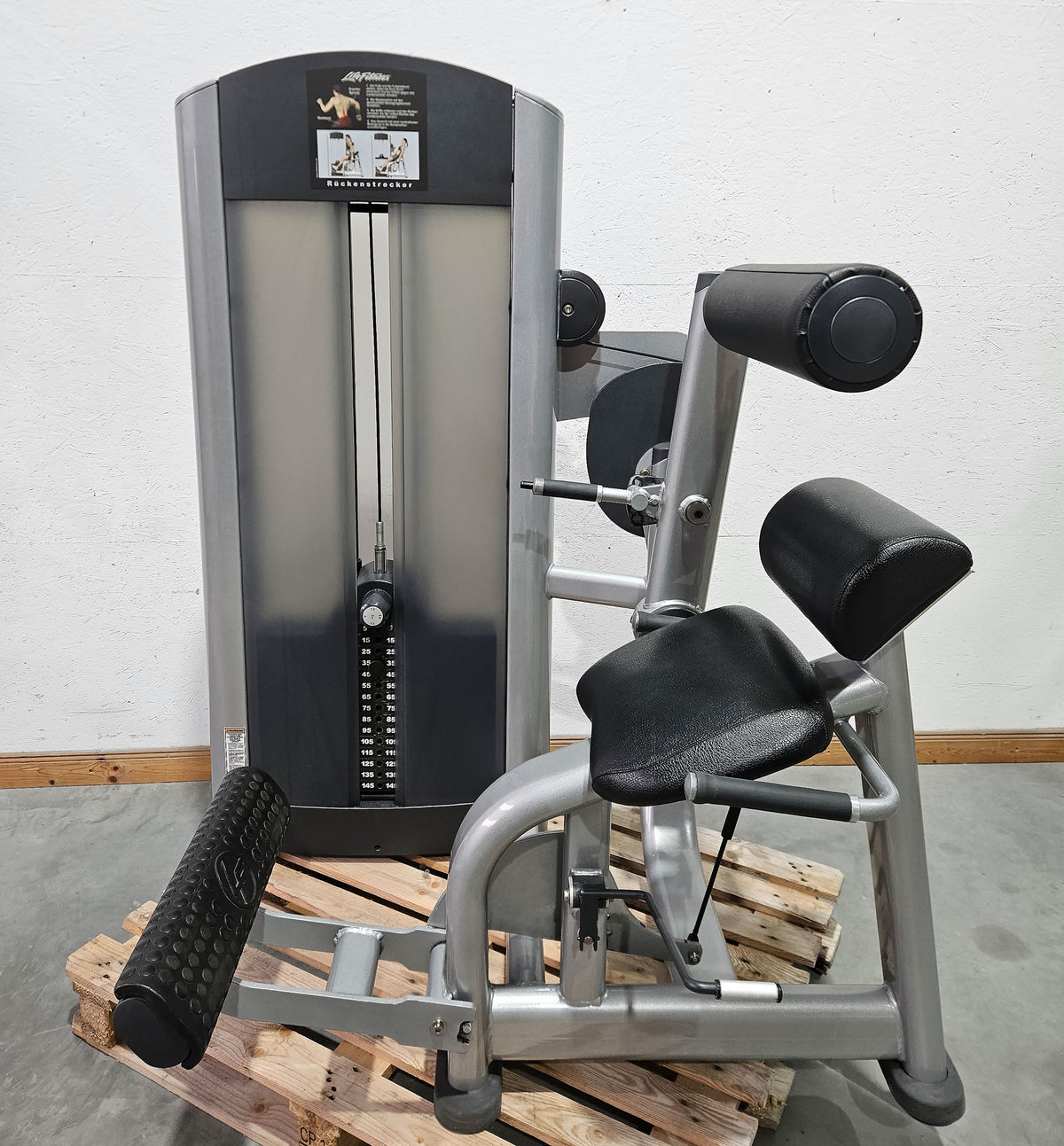 Life Fitness Set 19 Kraftgeräte, Signature und Pro2 Serie, Rahmen Silber, Polster Schwarz, gebraucht - überholter Zustand