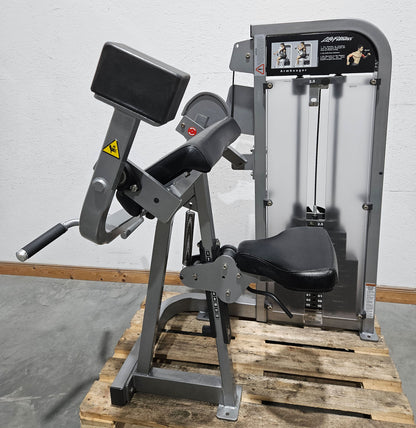Life Fitness Set 19 Kraftgeräte, Signature und Pro2 Serie, Rahmen Silber, Polster Schwarz, gebraucht - überholter Zustand