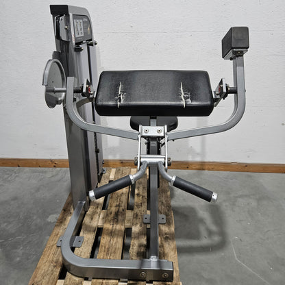 Life Fitness Set 19 Kraftgeräte, Signature und Pro2 Serie, Rahmen Silber, Polster Schwarz, gebraucht - überholter Zustand