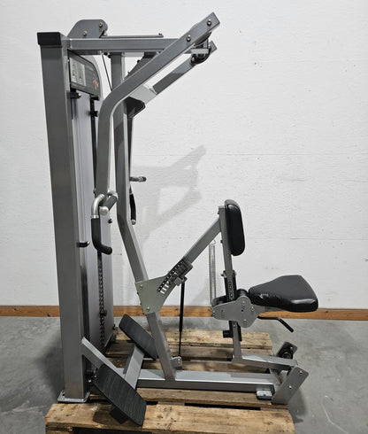 Life Fitness Set 19 Kraftgeräte, Signature und Pro2 Serie, Rahmen Silber, Polster Schwarz, gebraucht - überholter Zustand