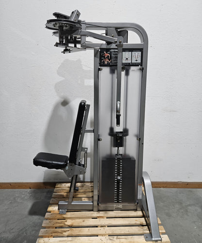 Life Fitness Set 19 Kraftgeräte, Signature und Pro2 Serie, Rahmen Silber, Polster Schwarz, gebraucht - überholter Zustand