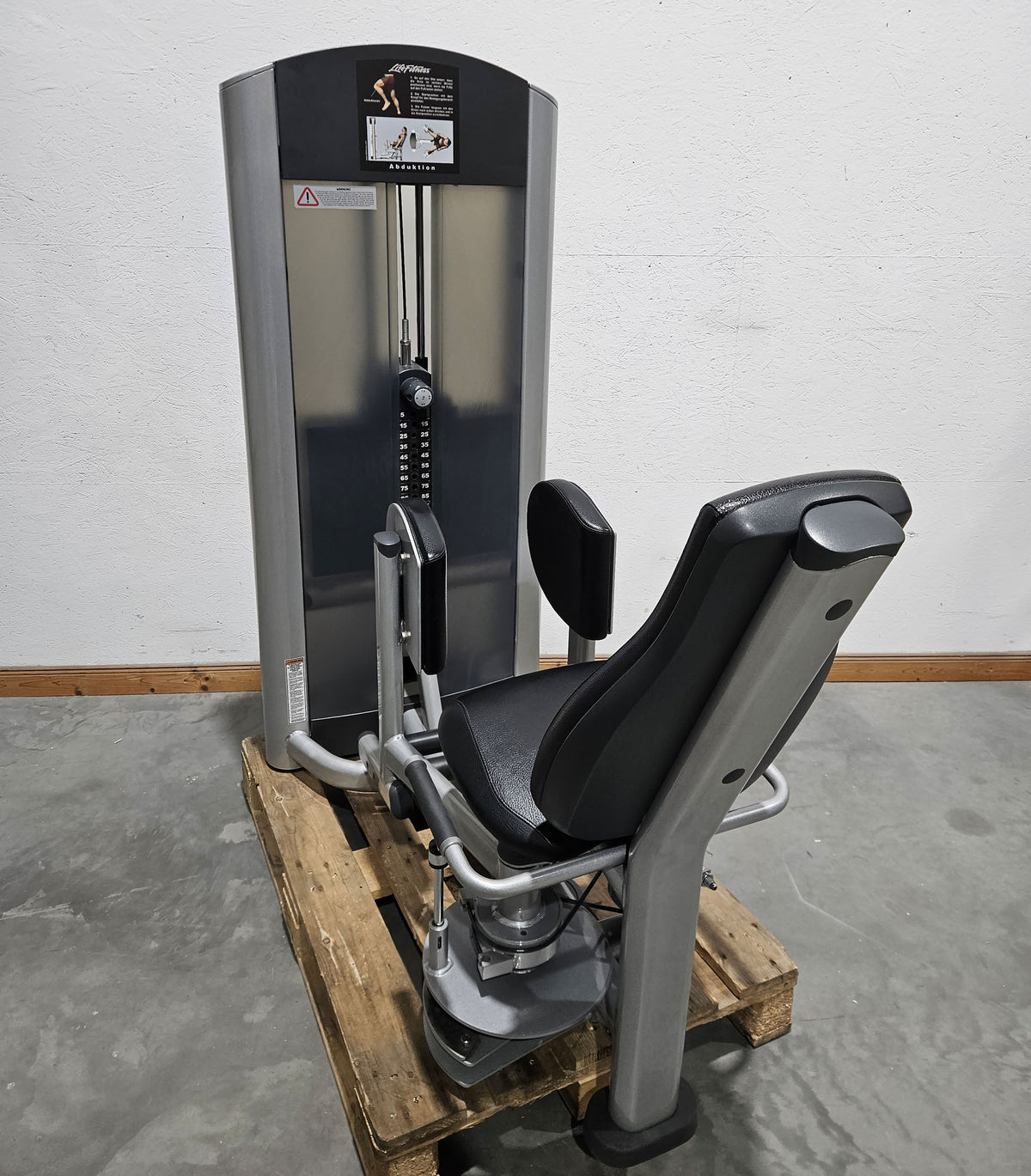 Life Fitness Set 19 Kraftgeräte, Signature und Pro2 Serie, Rahmen Silber, Polster Schwarz, gebraucht - überholter Zustand
