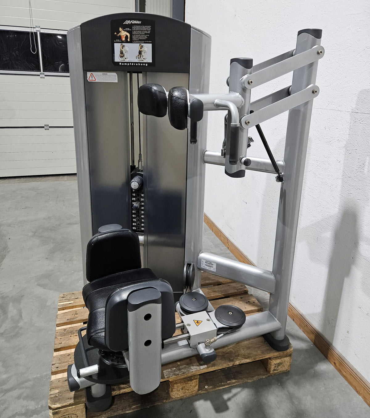 Life Fitness Set 19 Kraftgeräte, Signature und Pro2 Serie, Rahmen Silber, Polster Schwarz, gebraucht - überholter Zustand