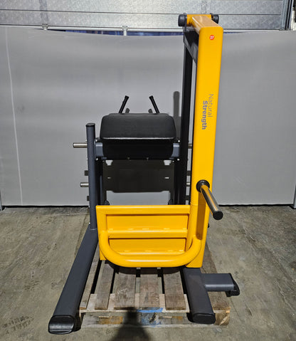 Master Sport Glute Machine, Plate Loaded Strength Equipment Glutes Kick Radial, Standing Glute Machine, Anthracite, Used - Tested Condition