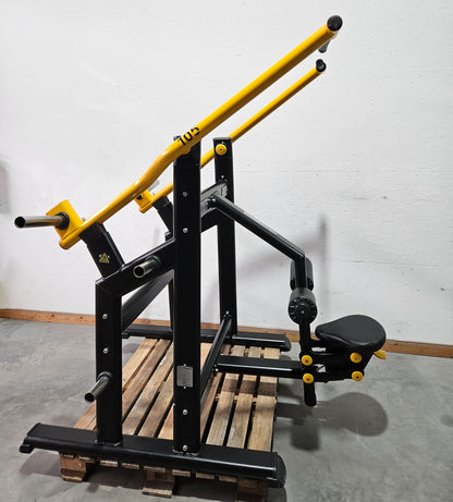 Master Sport Plate loaded Set, 14 Kraftgeräte, Farbe Schwarz/Anthrazit und Gelb, gebraucht - geprüfter Zustand