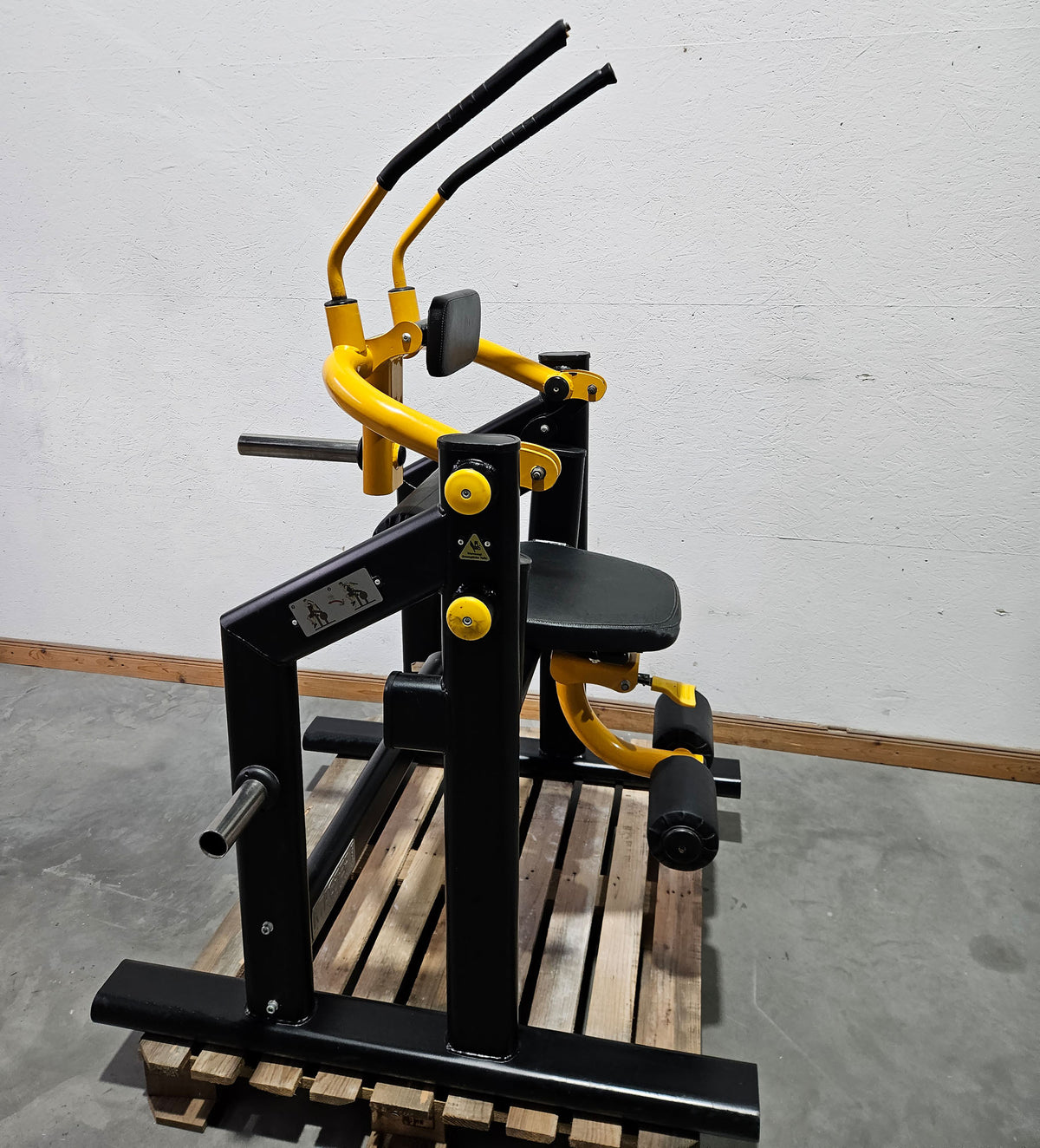 Master Sport Plate loaded Set, 14 Kraftgeräte, Farbe Schwarz/Anthrazit und Gelb, gebraucht - geprüfter Zustand