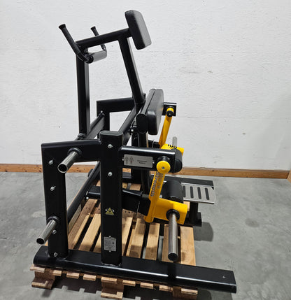 Master Sport Plate loaded Set, 14 Kraftgeräte, Farbe Schwarz/Anthrazit und Gelb, gebraucht - geprüfter Zustand