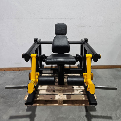 Master Sport Plate loaded Set, 14 Kraftgeräte, Farbe Schwarz/Anthrazit und Gelb, gebraucht - geprüfter Zustand