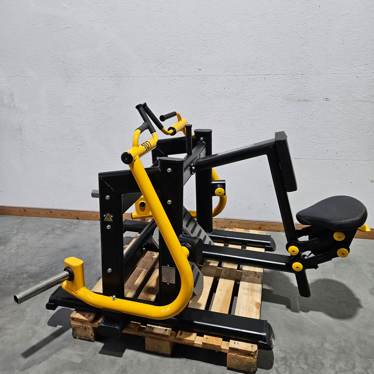 Master Sport Plate loaded Set, 14 Kraftgeräte, Farbe Schwarz/Anthrazit und Gelb, gebraucht - geprüfter Zustand
